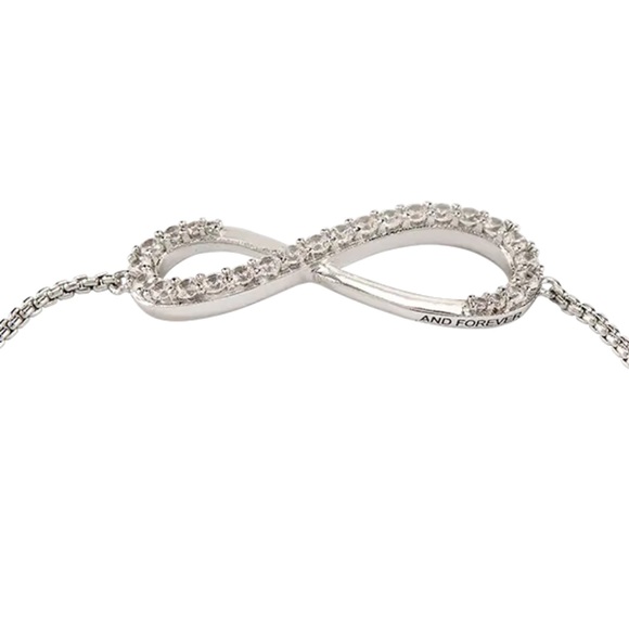 New Origami Owl “Let’s Celebrate” Bolo Infinity Symbol Bracelet In Gift Box - Picture 6 of 8